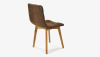 Židle Leonardo, hnědá látka