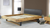 Solid bed, metal legs Laura