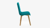Krzesło do jadalni Arosa, turkusowe
