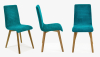 Krzesło do jadalni Arosa, turkusowe